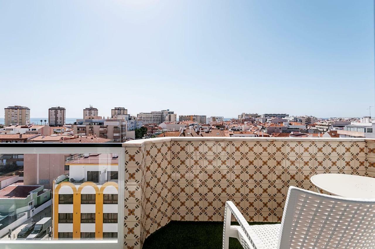 Lovely Lisboa Costa Da Caparica Seaview Apartment Dış mekan fotoğraf
