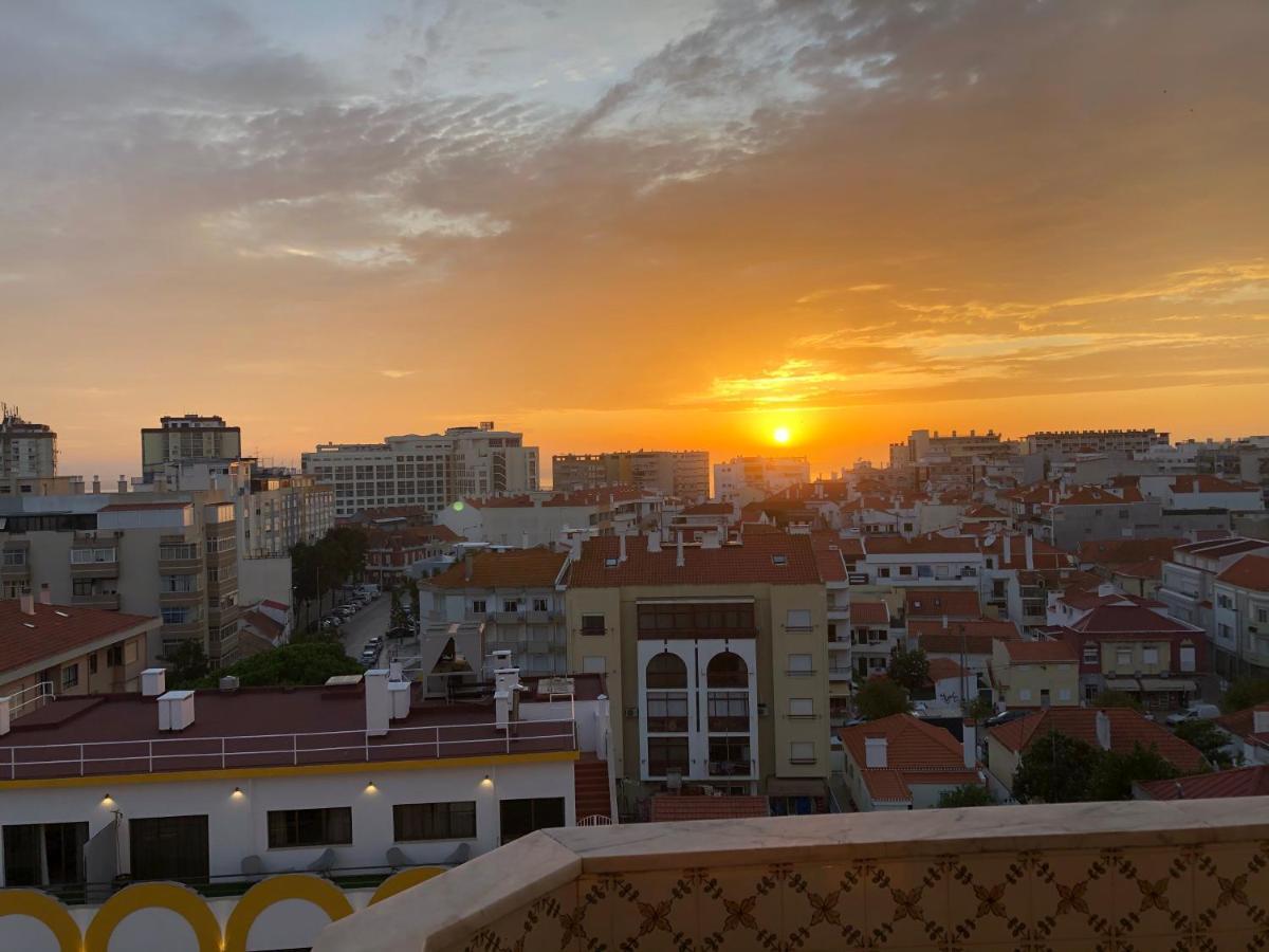 Lovely Lisboa Costa Da Caparica Seaview Apartment Dış mekan fotoğraf
